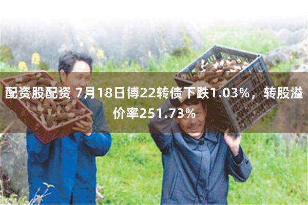 配资股配资 7月18日博22转债下跌1.03%，转股溢价率251.73%