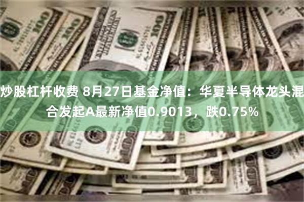 炒股杠杆收费 8月27日基金净值：华夏半导体龙头混合发起A最新净值0.9013，跌0.75%